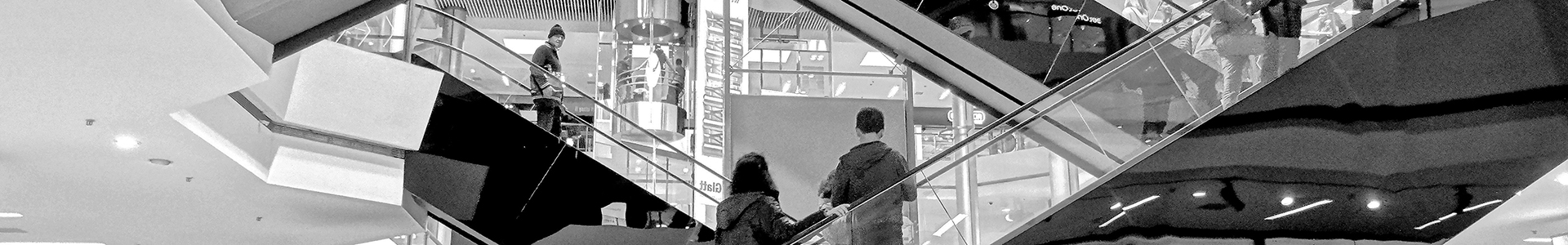 Rolltreppe in einem Kaufhaus